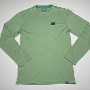 AVID Tee Shirt Long Sleeve Pacifico UV Moisture Wicking Green Outdoor Hiking